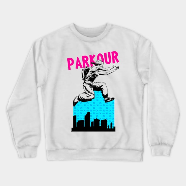 Parkour Crewneck Sweatshirt by vanpaul54